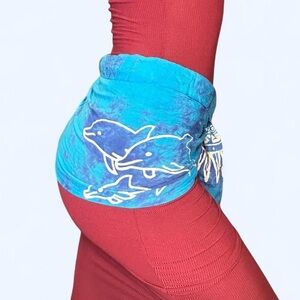 Mermaid Blue Dolphin Scarf Belt!